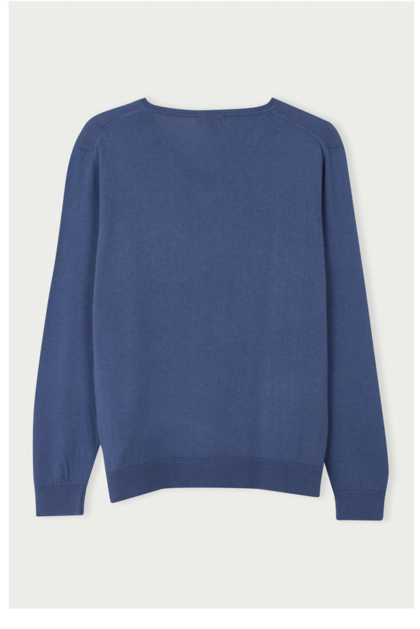 Microfiber Man Sweater Blue