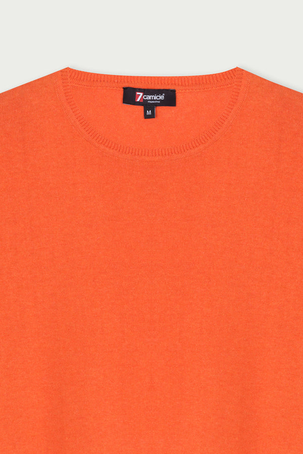 Microfiber Man Sweater Orange