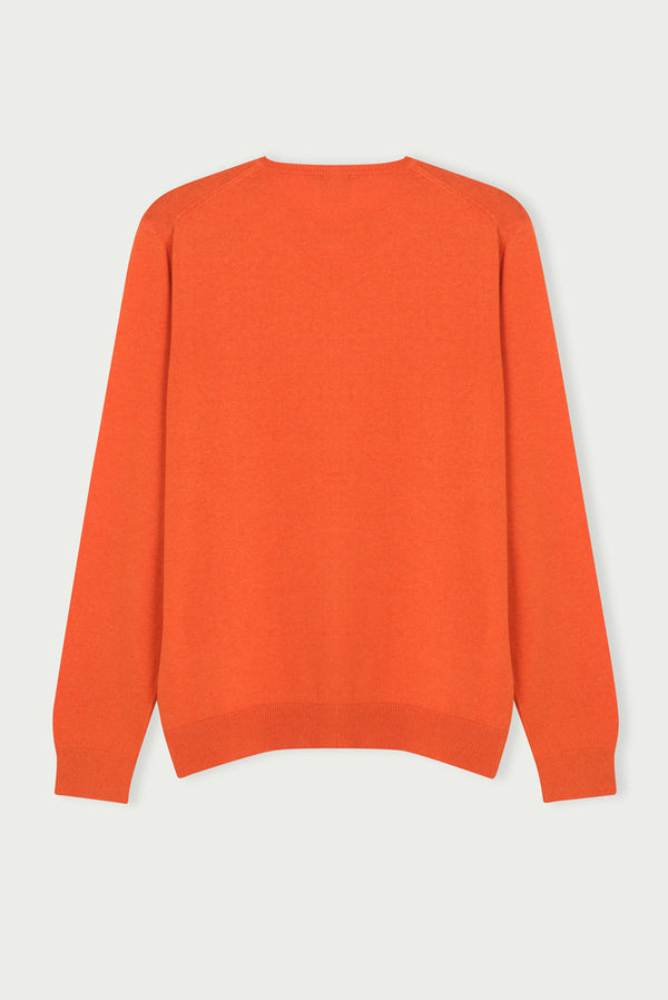 Microfiber Man Sweater Orange