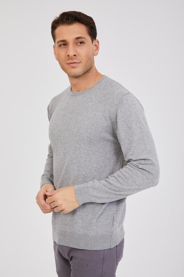 Sueter Hombre Microfibra Gris