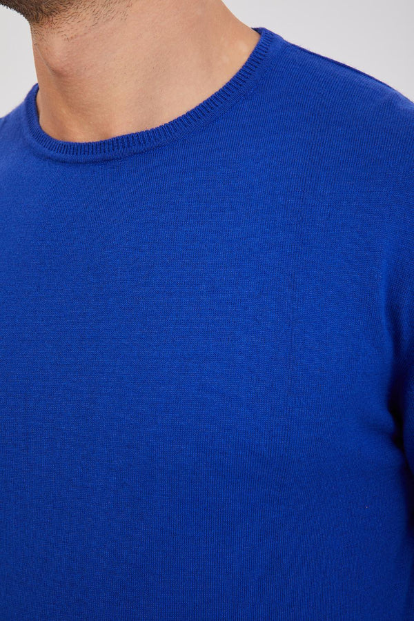 Pull-over Homme Microfibre Bleu marine