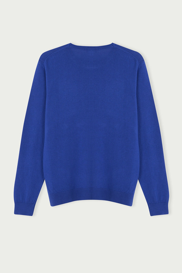 Microfiber Man Sweater Navy Blue
