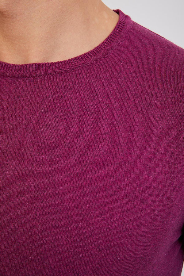 Sueter Hombre Microfibra Morado