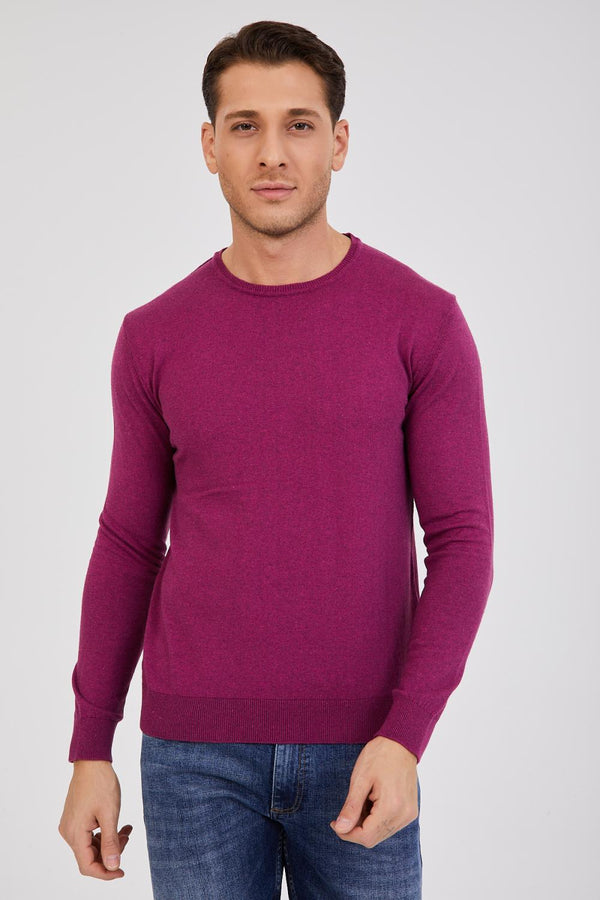 Sueter Hombre Microfibra Morado