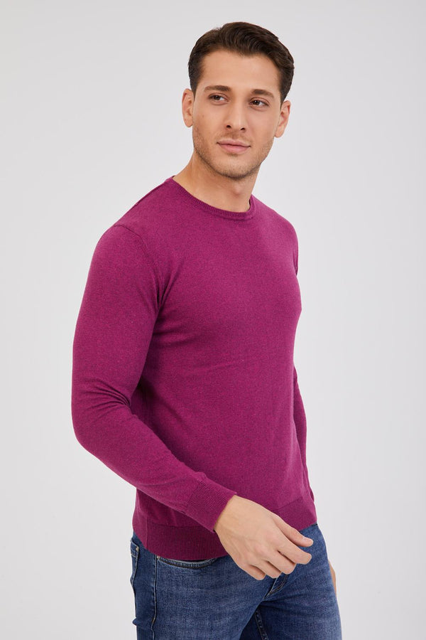 Sueter Hombre Microfibra Morado