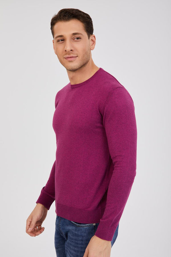 Sueter Hombre Microfibra Morado
