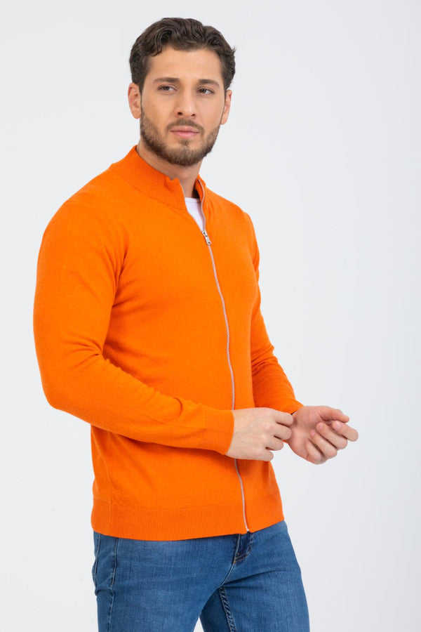 Pull-over Homme Microfibre Orange