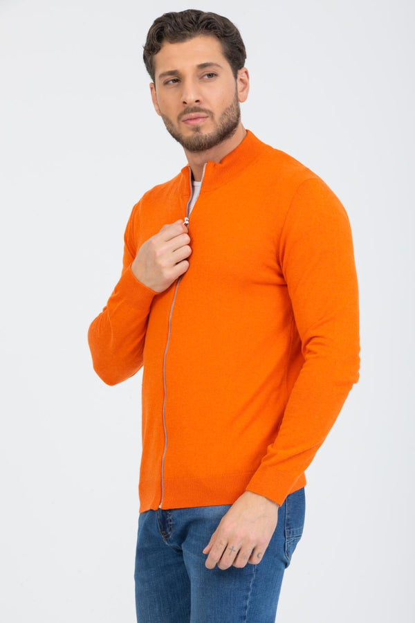 Pull-over Homme Microfibre Orange