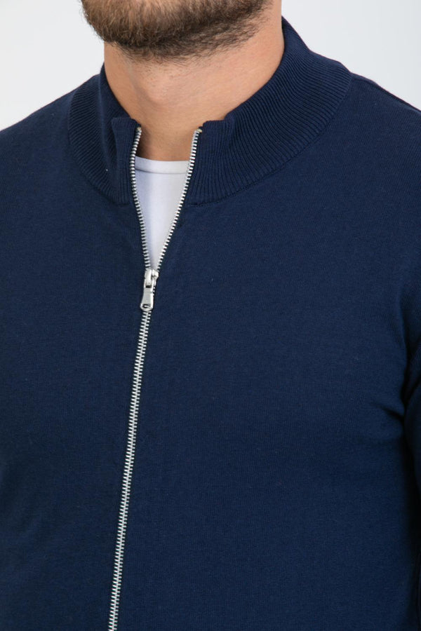 Maglione Uomo Microfibra Blu
