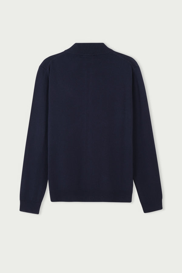 Maglione Uomo Microfibra Blu