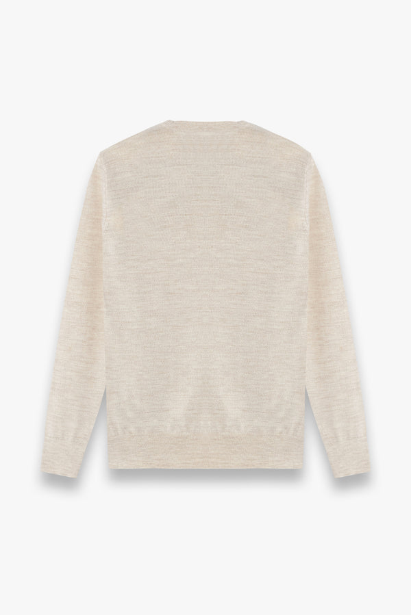 Pull-over Homme Beige