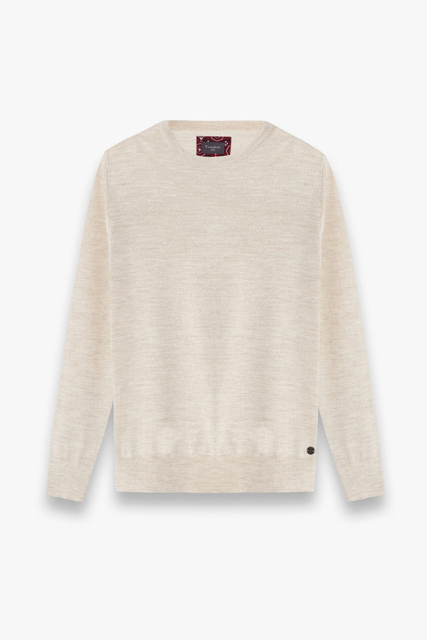 Merino's Blend Man Sweater Beige