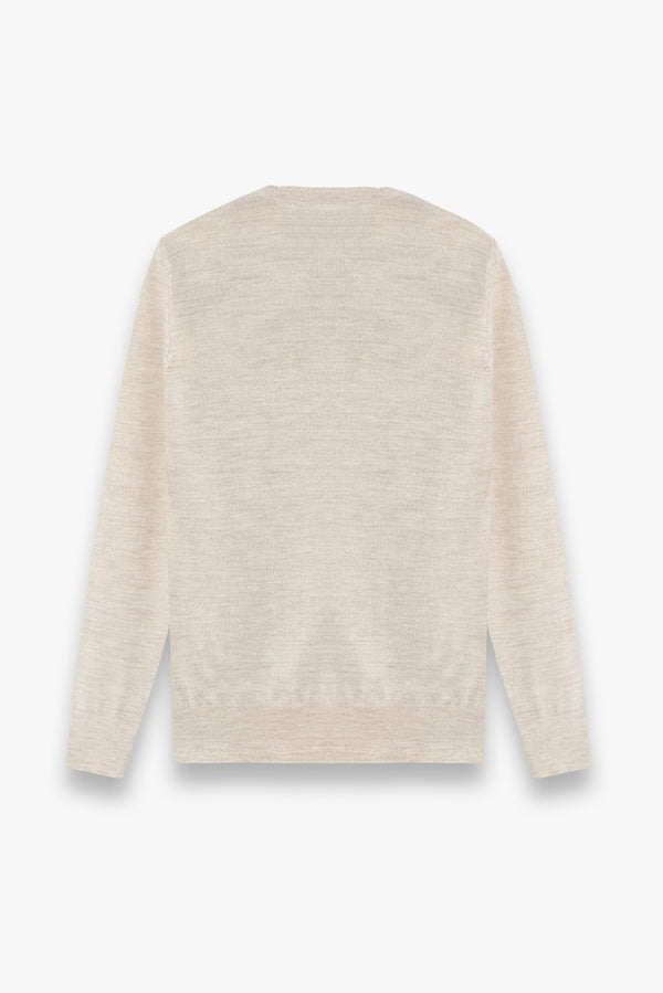 Pull-over Homme Beige