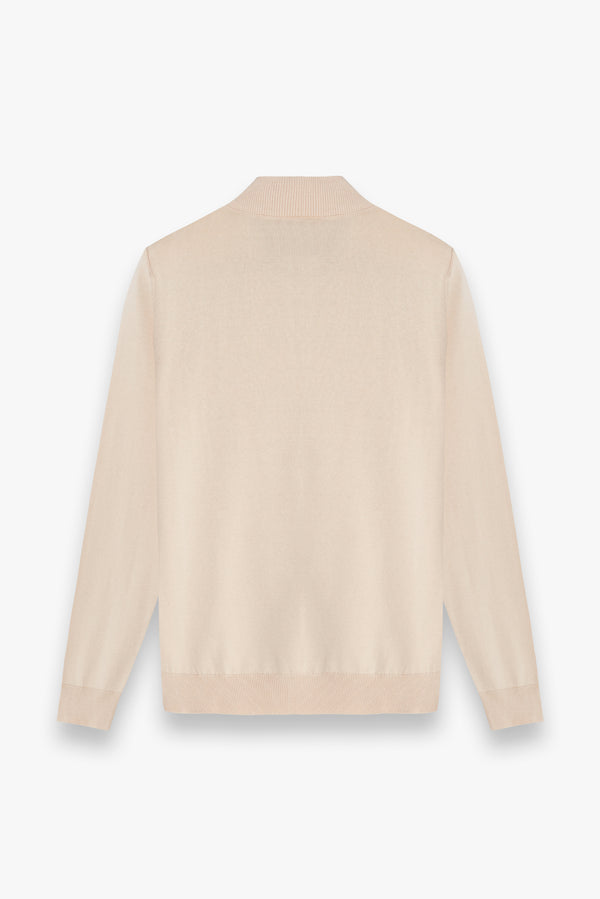 Pull-over Homme Coton Beige