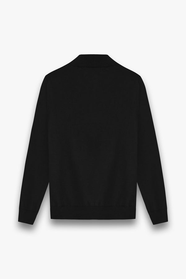Cotton Man Sweater Black