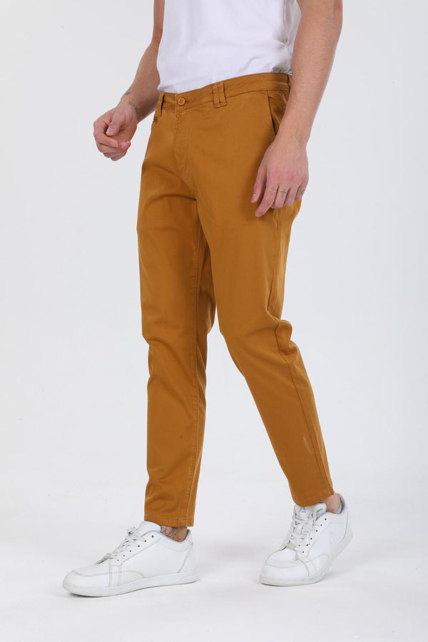 Herren Hose Satin Braun