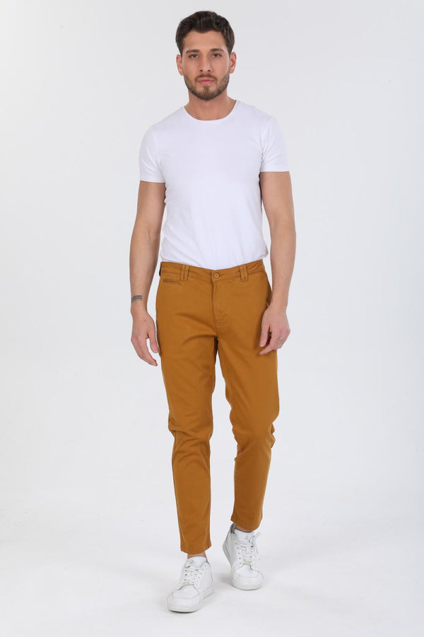 Herren Hose Satin Braun