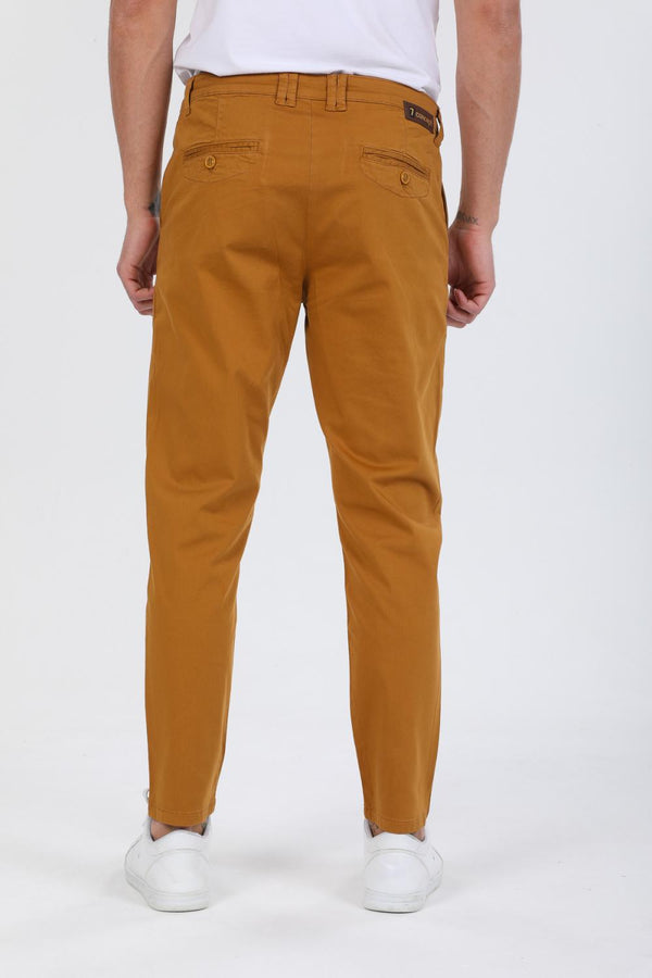 Pantalones Hombre Satin Marron