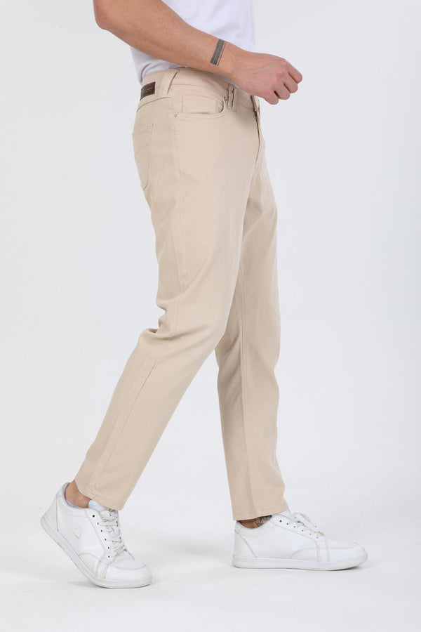 Herren Hose Courdroy Beige