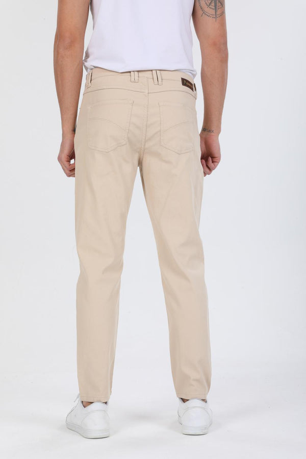 Herren Hose Courdroy Beige