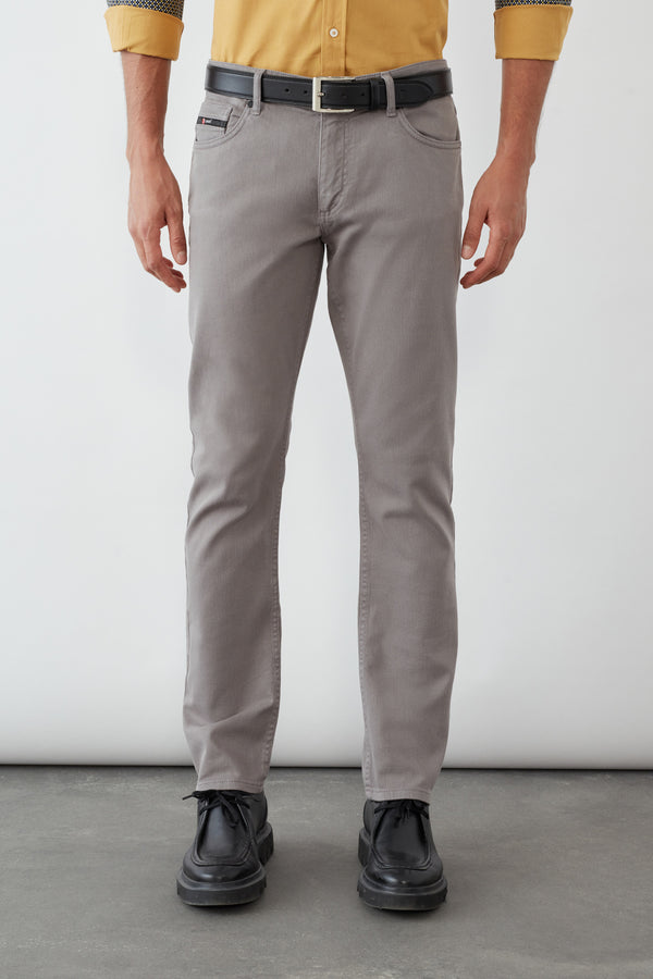 Pantalon Homme Coton extensible Gris