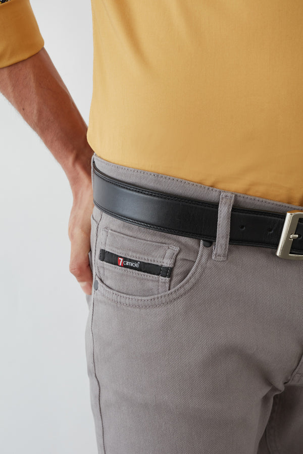 Cotton Stretch Man Pant Grey