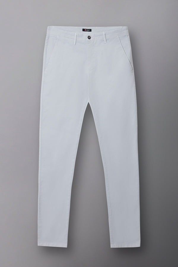 Pantaloni Uomo Cotone elastico Grigio