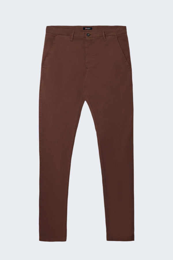 Herren Hose Baumwollstretch Braun