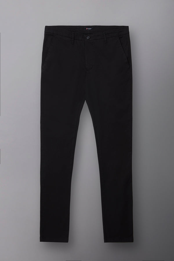Pantalon Homme Coton extensible Noir