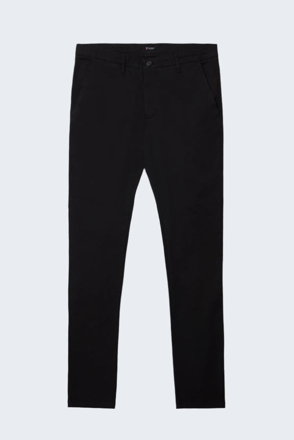 Herren Hose Baumwollstretch Schwarz