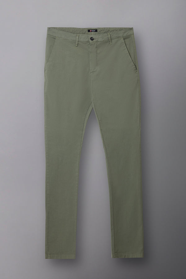 Pantalon Homme Coton extensible Vert