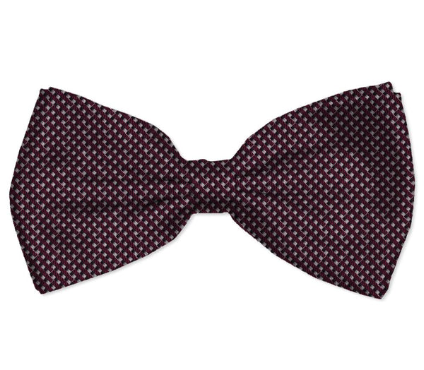 Silk Man Bow tie Red White