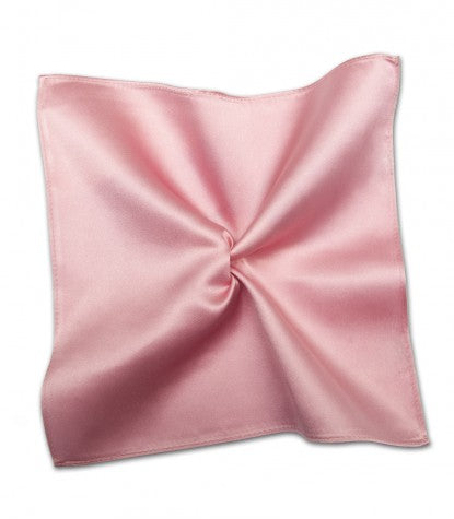 Silk Man Pocket Square Pink