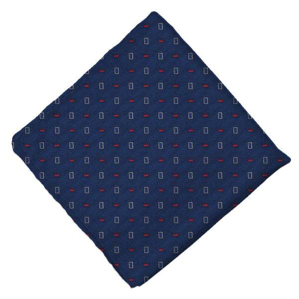 Silk Man Tie Light Blue Red