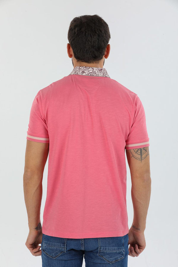 Cotton Man Polo Pink