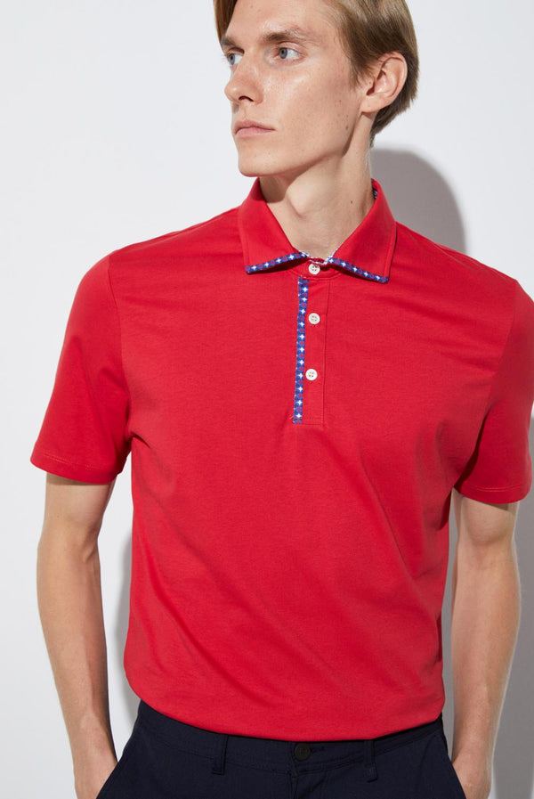 Jersey Man Polo Red