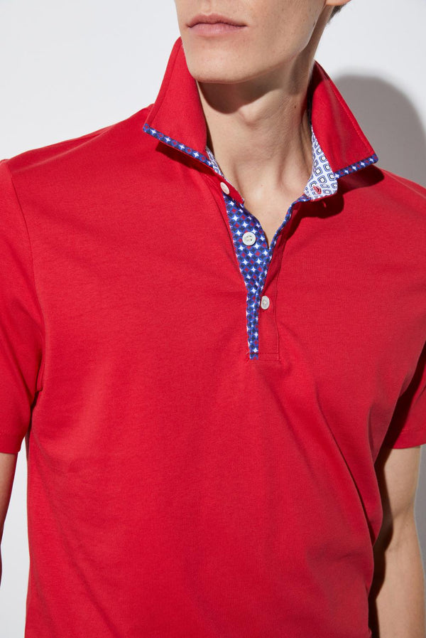 Jersey Man Polo Red