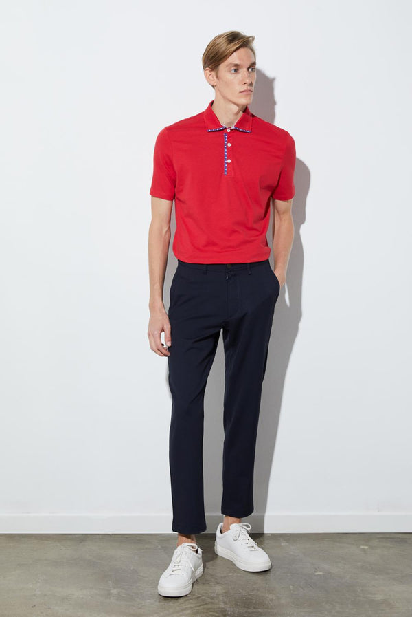 Polo Homme Jersey Rouge