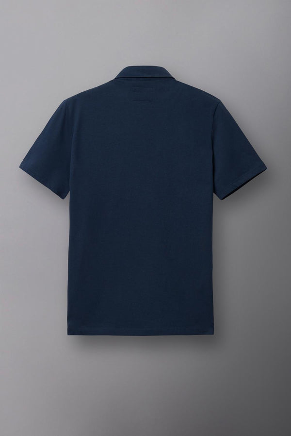 Polo Uomo Jersey Blu