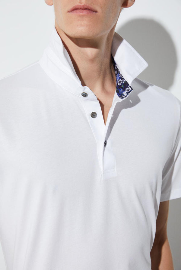 Jersey Man Polo White