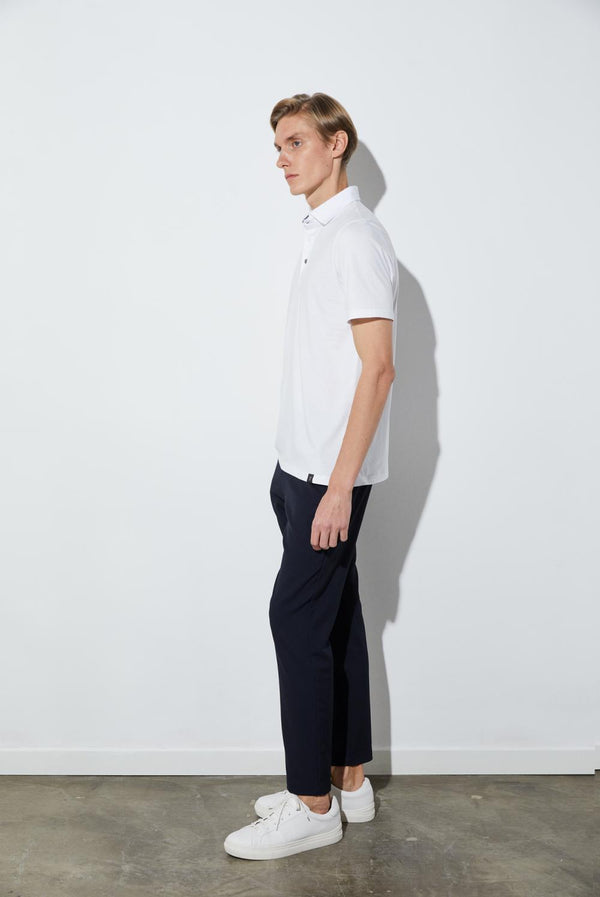 Jersey Man Polo White