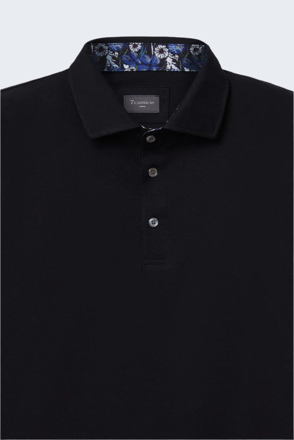 Polo Hombre Jersey Negro