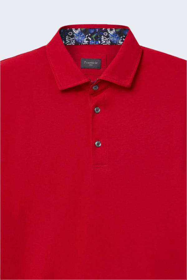 Jersey Man Polo Red