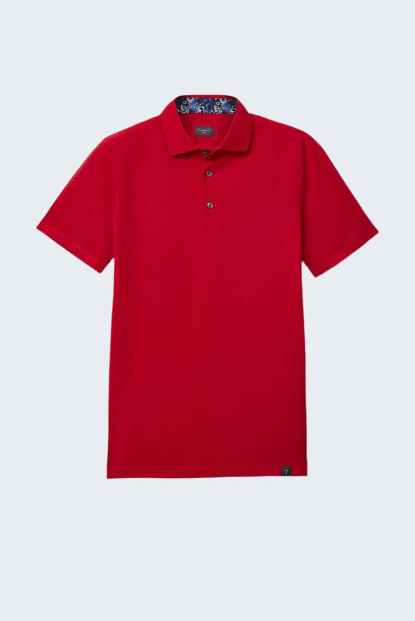 Jersey Man Polo Red