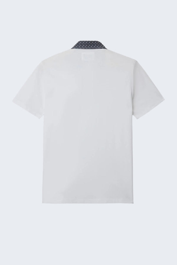 Polo Homme Jersey Blanc