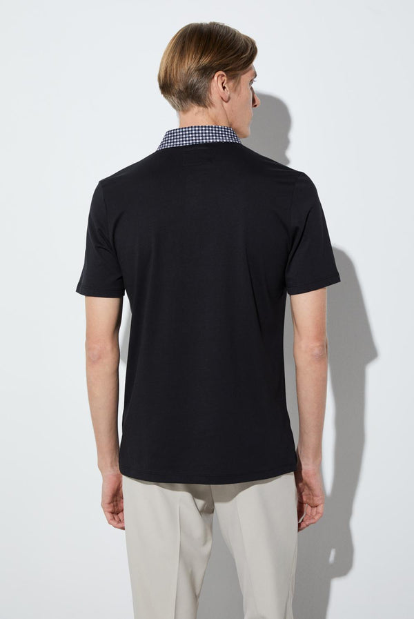 Polo Uomo Jersey Nero