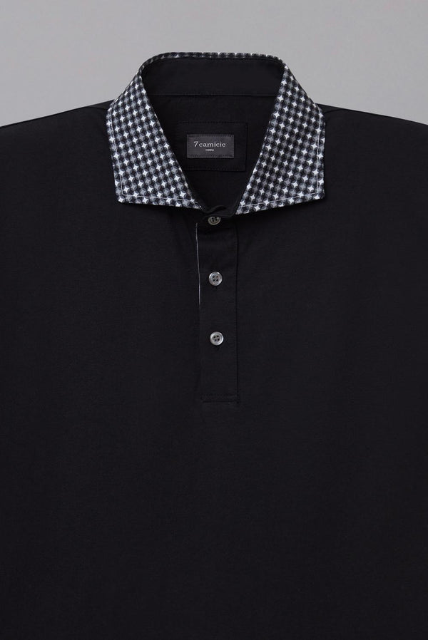 Polo Uomo Jersey Nero