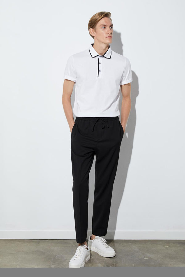 Jersey Man Polo White