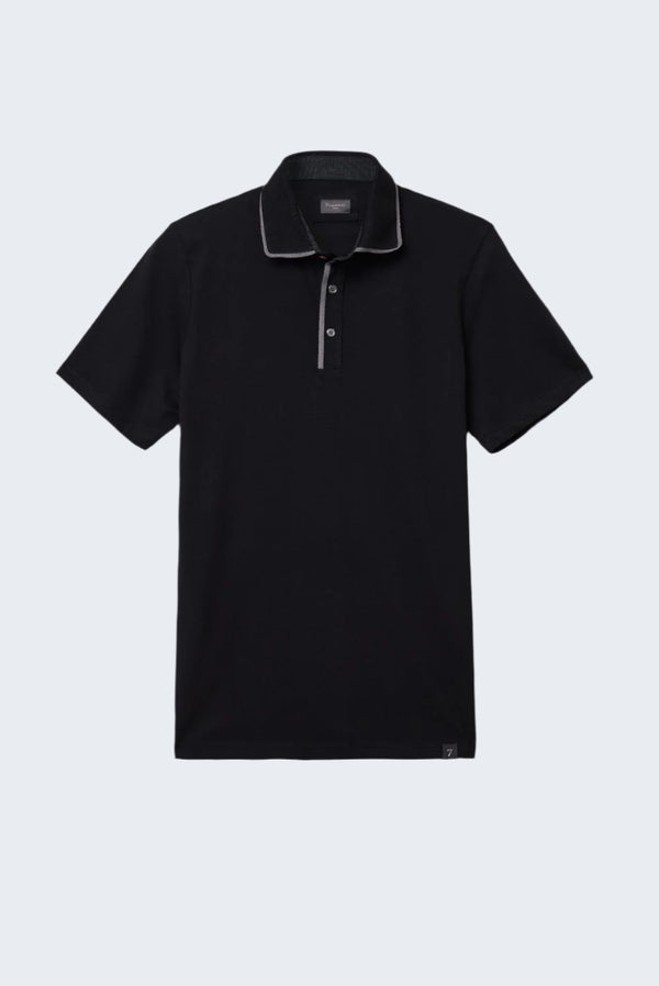 Polo Hombre Jersey Negro