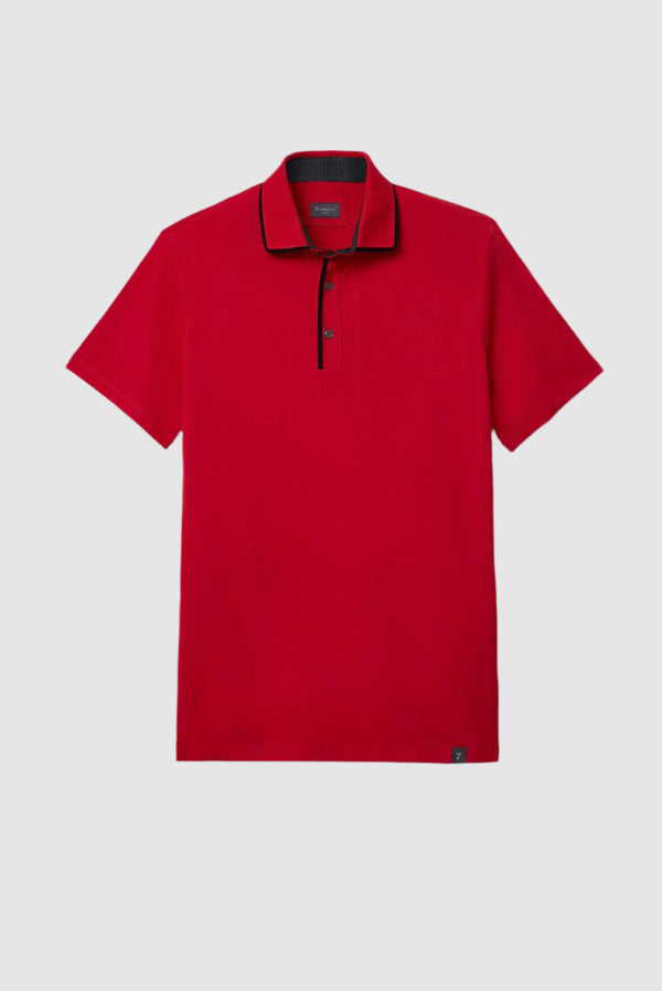 Polo Hombre Jersey Rojo